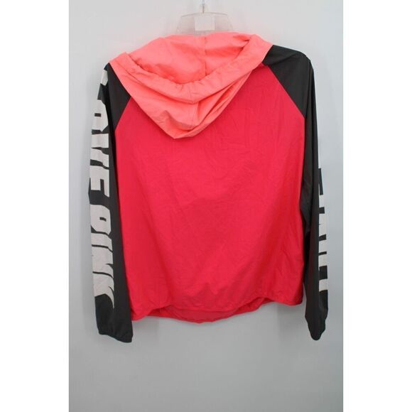 Victoria's Secret VS PINK Light Weight Hoodie Anorak Jacket Gray Pocket XS/S - Picture 8 of 11